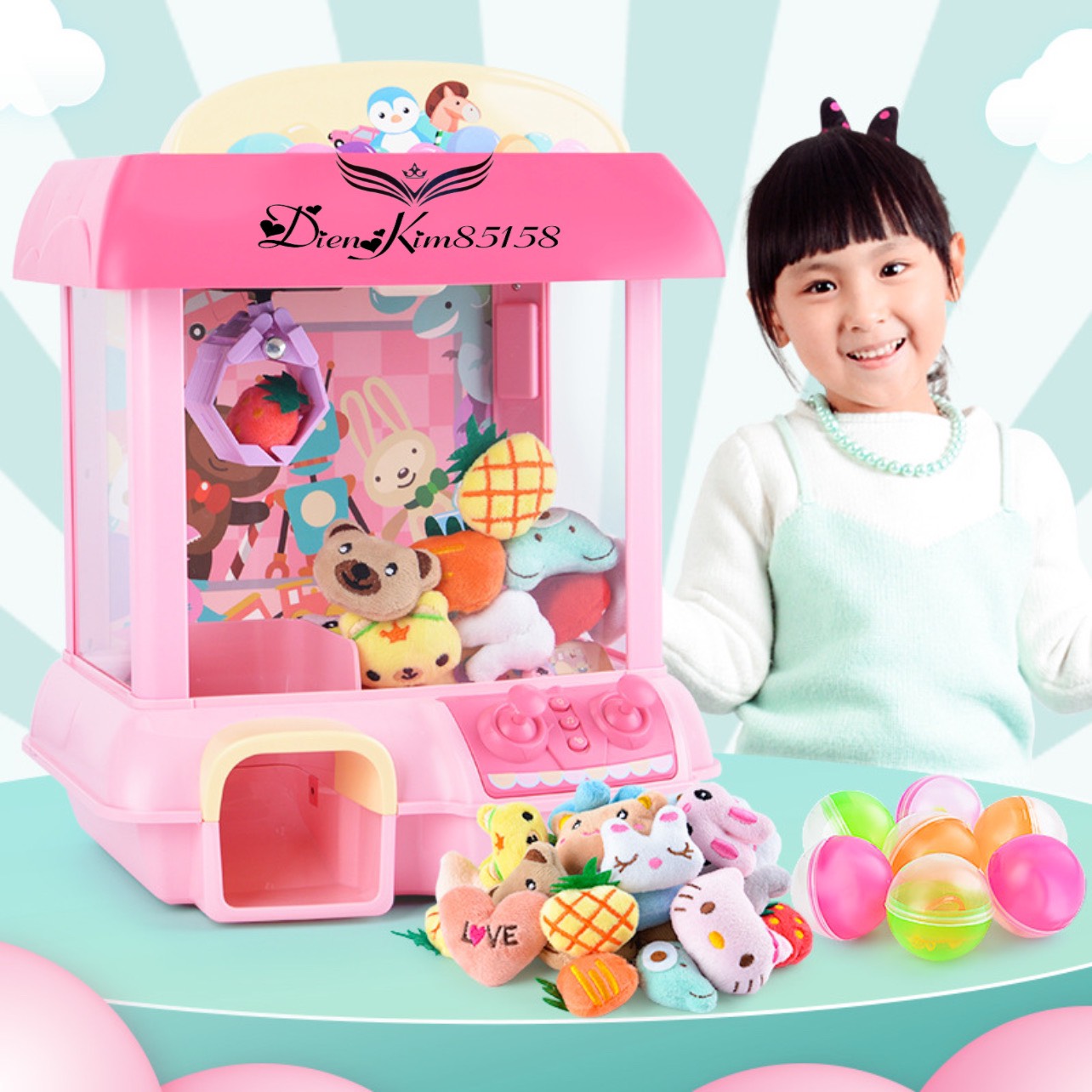 [HCM]Máy gắp thú điều khiển tháo rời được size to