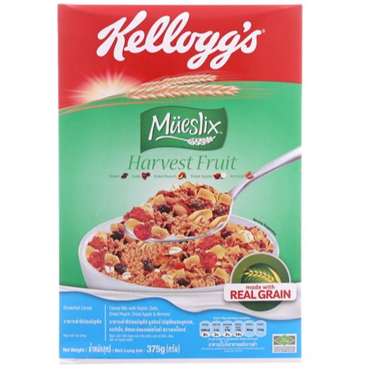 Ngũ cốc ăn sáng Kellogg’s Mueslix Harvest Fruit 375g
