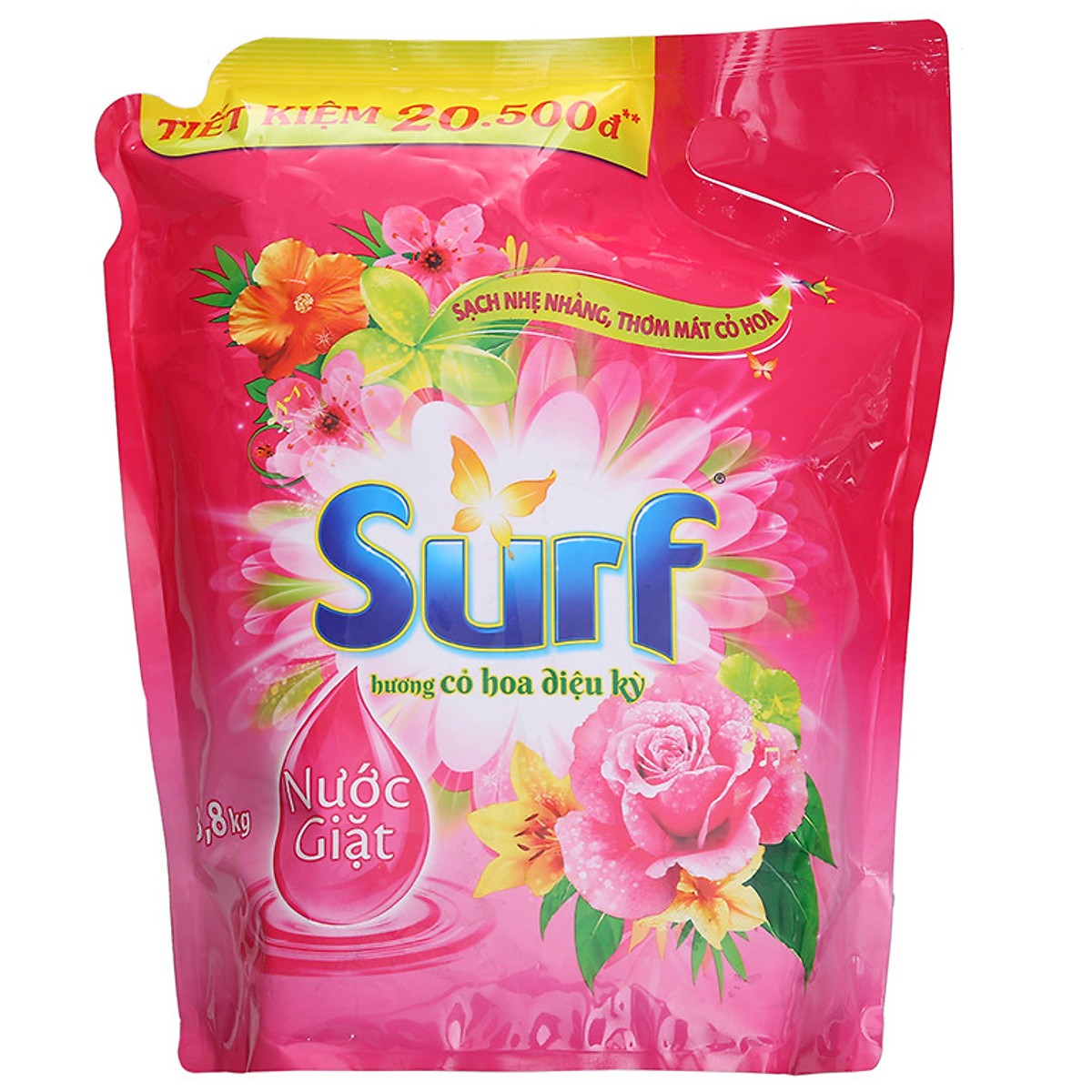 Nước Giặt Surf Hương Cỏ Hoa Diệu Kỳ 2kg9, tang tui comfort