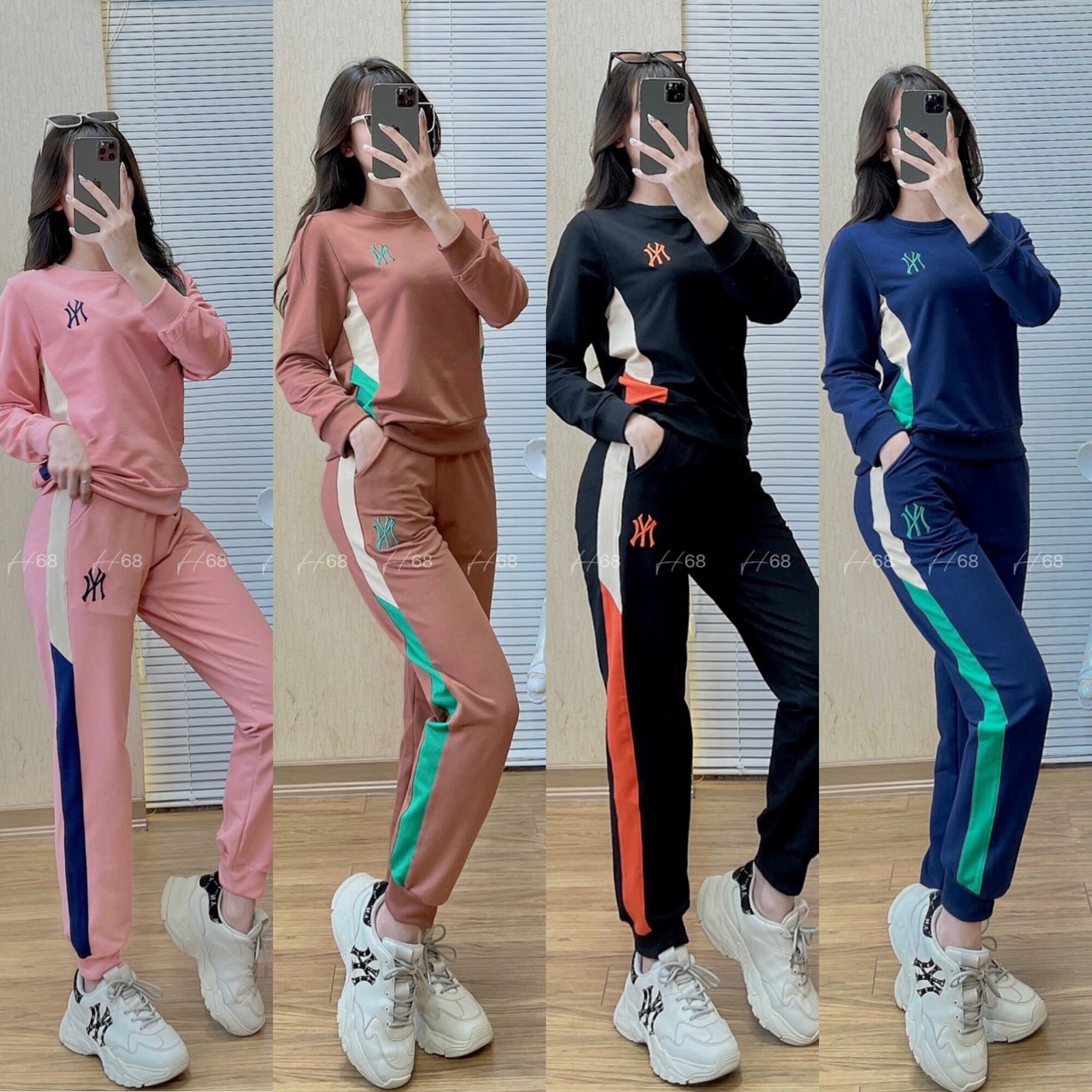 Bộ thể thao m/l/b ny vải nỉ cá xịn full tag