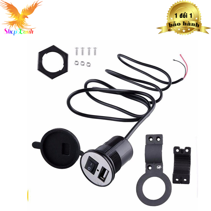[HCM] Sạc điện thoại trên xe máy-sạc dự phòng-cục sạc