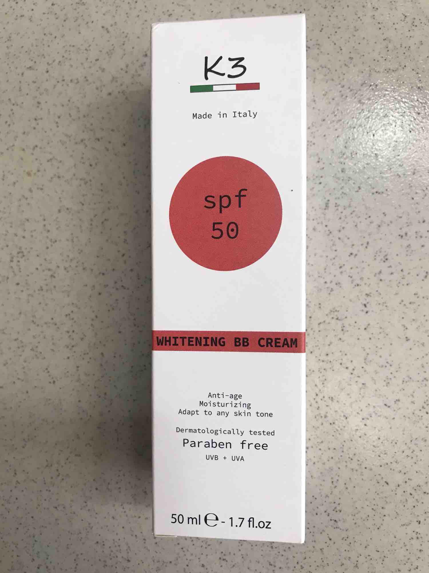 K3 Whitening BB cream ở