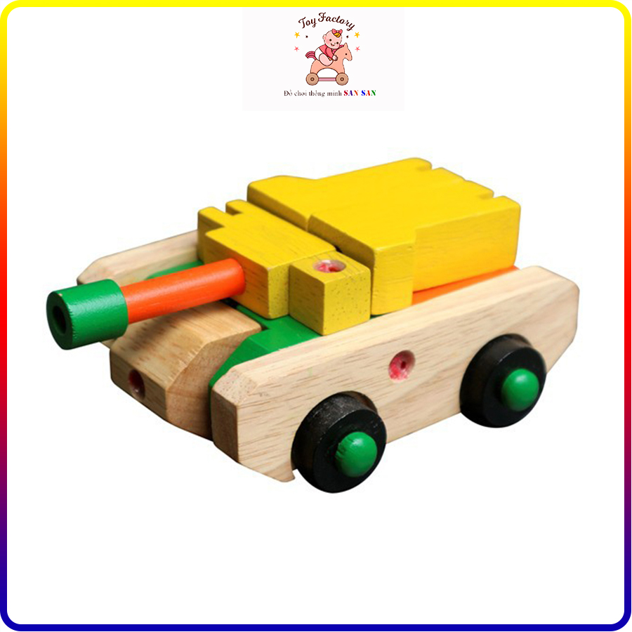 Xe tăng biến hình - Đồ chơi gỗ Winwintoys