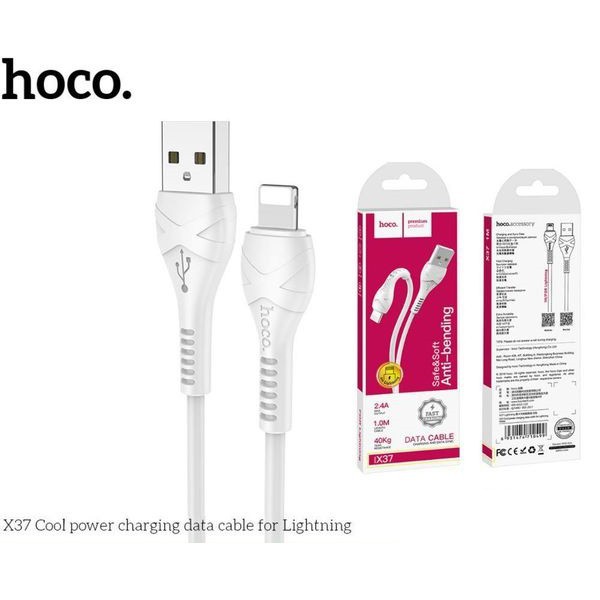 Cáp sạc 2.4a lightning hoco x37 dài 1m