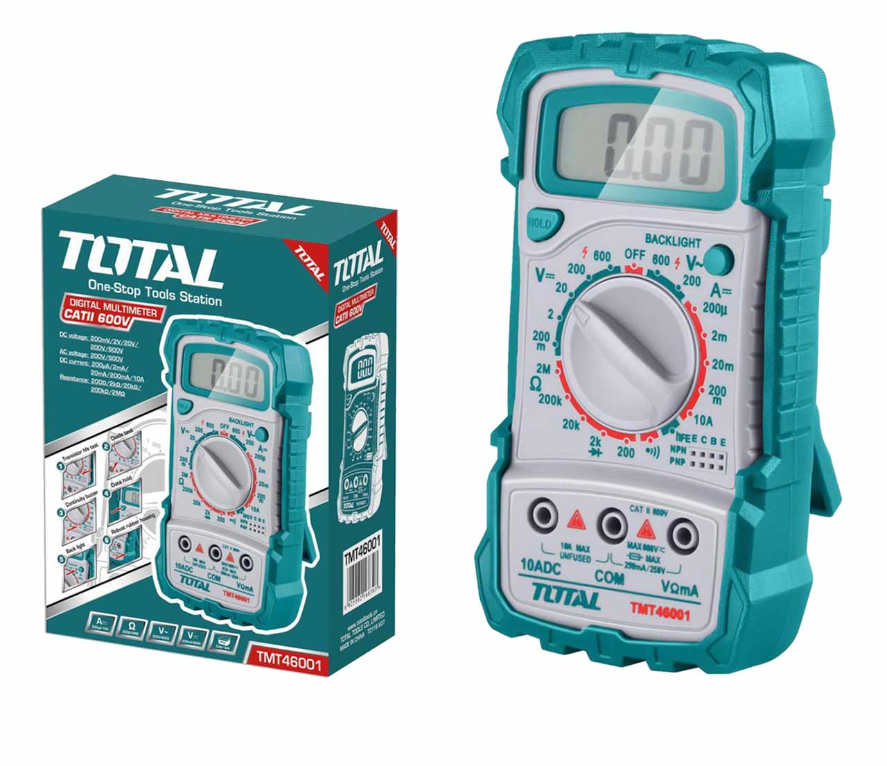 đồng hồ đo điện vạn năng total tmt46001- hàng chính hãng 2