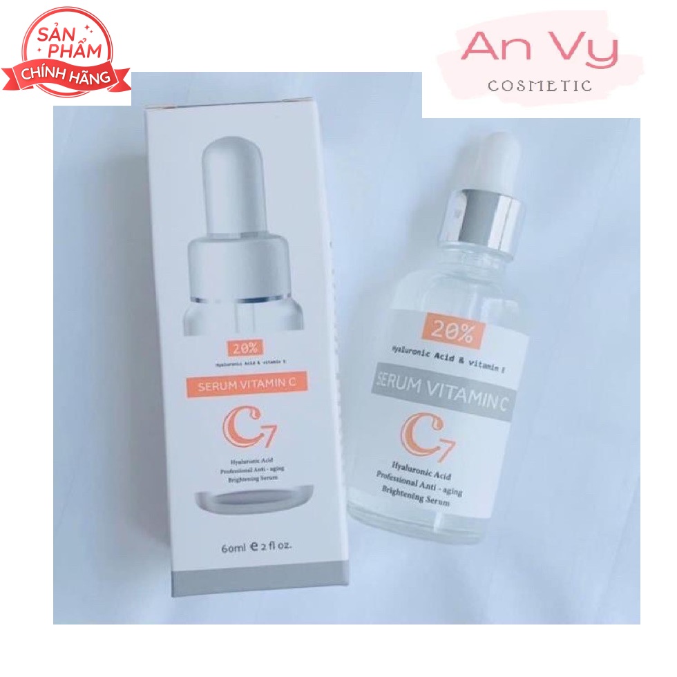 Serum vitamin c tế bào gốc c7 60ml - mẫu mới