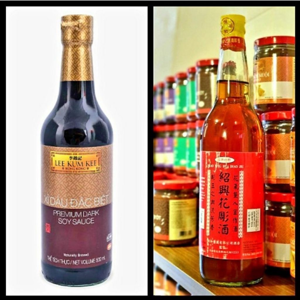 R Thiệu Hưng 630ml + 1 Hắc Xì Dầu LKK - Món Thịt Kho Tô Đông Pha