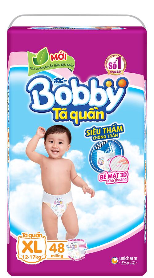 Tã quần bobby xl48 miếng cho bé 9kg-17kg