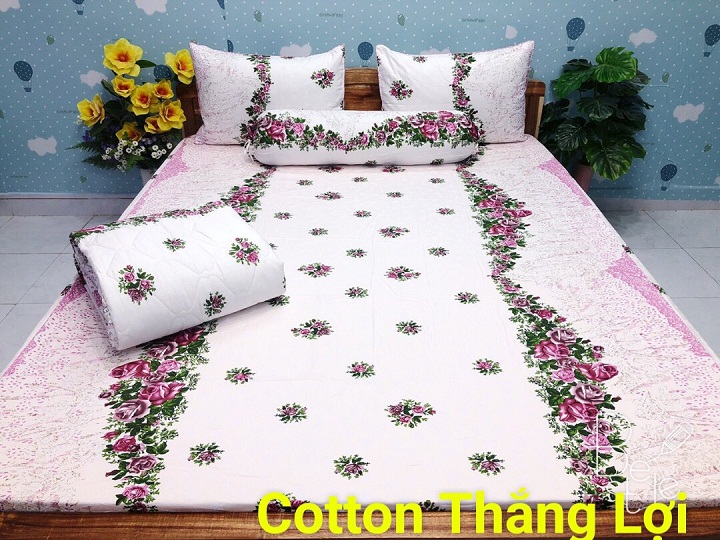 [HCM]Set Bộ Ga Gối 4 Món Cotton Thắng Lợi Cao Cấp : Đủ Size, Nhiều Mẫu - Khách Chat  Để Chọn Màu Như Ý