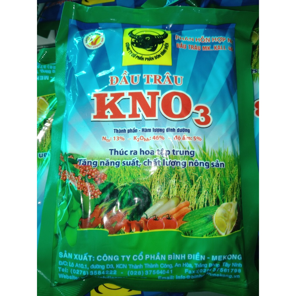 Phân Bón Lá kali KNO3 Kích Hoa Đậu Trái Lavamix Gói 200g - KNO3 (13-0-46)