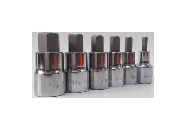 [HCM]Bộ khẩu đầu lục giác 1/2 hệ m (Kích thước: 6 8 10 12 14 17 mm) Truper - 13926 JPH-1/2X6M