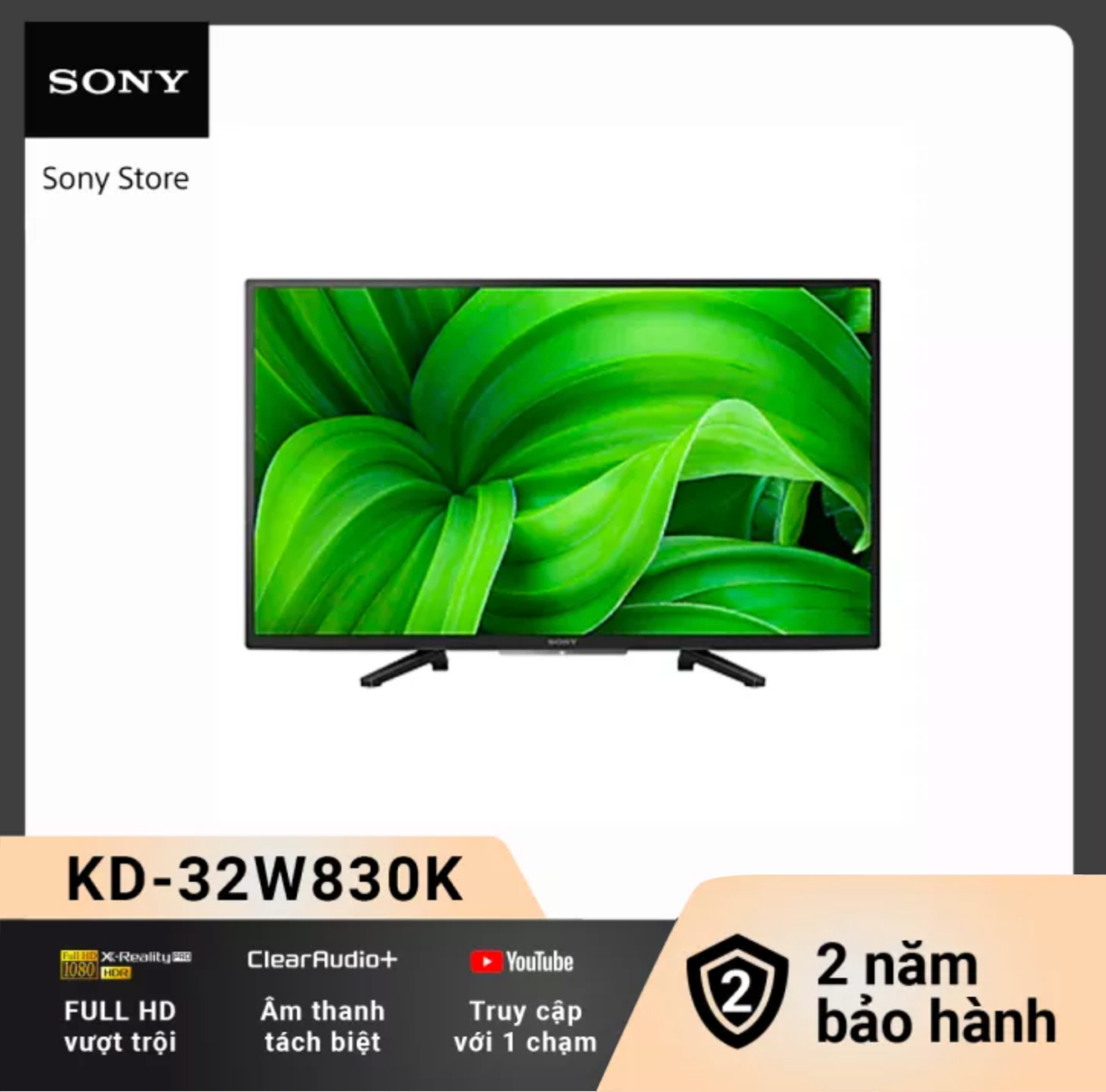 Tivi sony 32 inch | 32w830k | dải tần nhạy sáng cao | smart tv i mới 2022