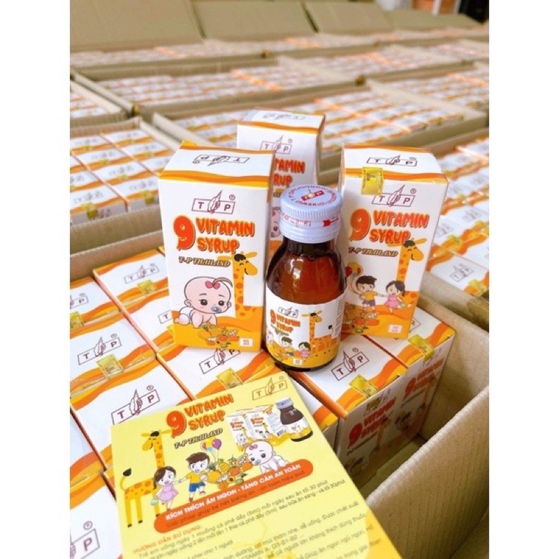 Liệu trình 3 hộp Siro Vitamin Tăng Cân Thái Lan- cho bé