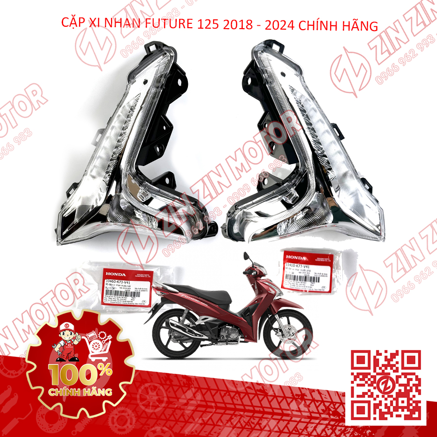 Đèn Xi Nhan Trước Future 125 Fi, Future Led 2018 - 2024+ Trái Phải 33460-K73-V41 , 33410-K73-V41 Chính Hãng - ZZM