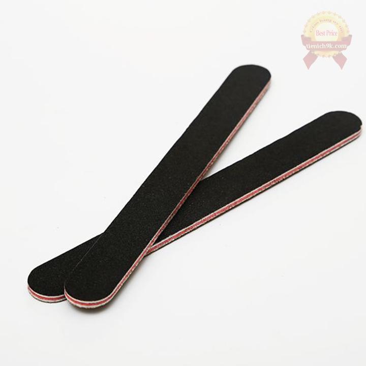 Combo 4 Dũa làm nails độ sần cao Dũa móng tay hai mặt sần 18cm