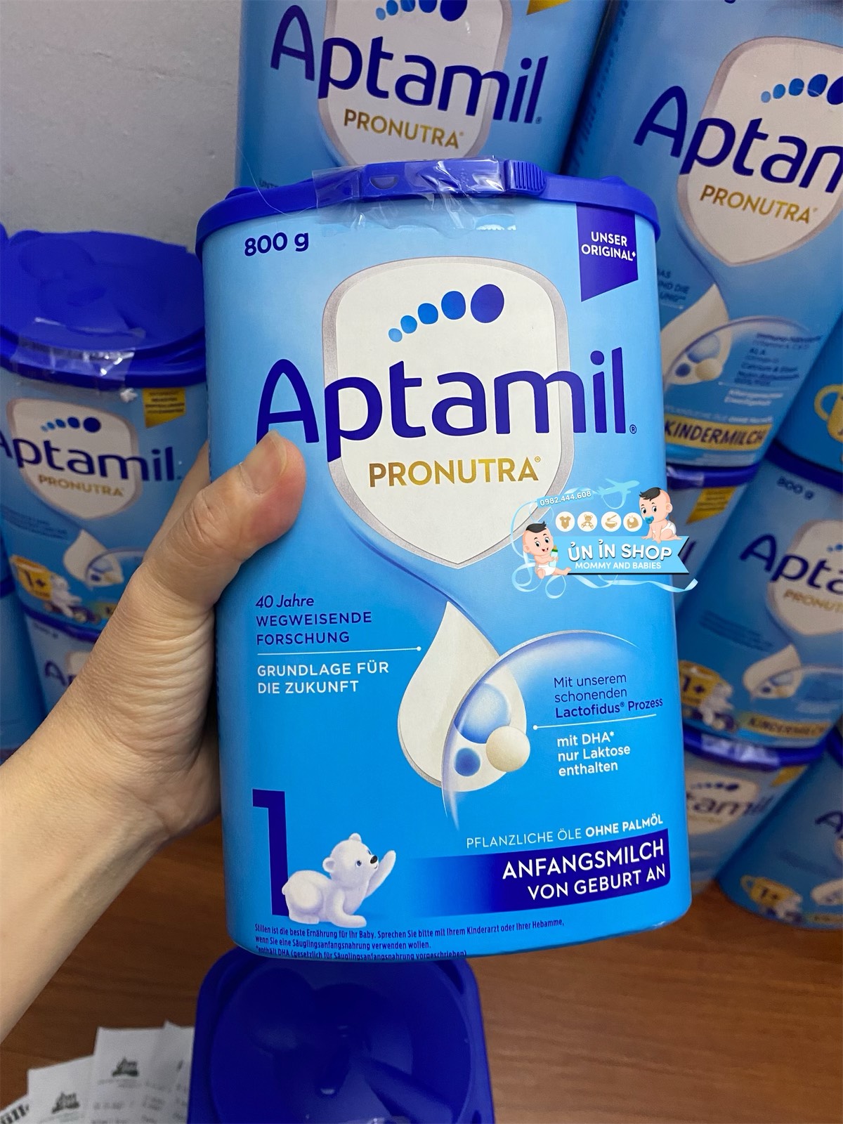 Sữa Aptamil Pronutra nội địa Đức 800g đi air, date xa - Số 1