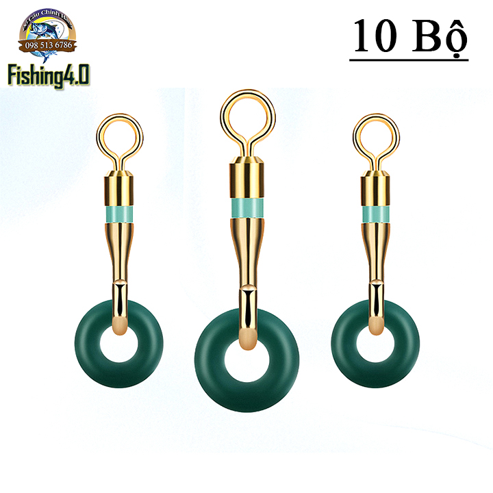 Khóa Link Nhật - Bộ 10 mani nhật số 9 - Bộ 10 Khóa Linh Chống Xoăn cao cấp số 9 - Phụ kiện câu cá AA10