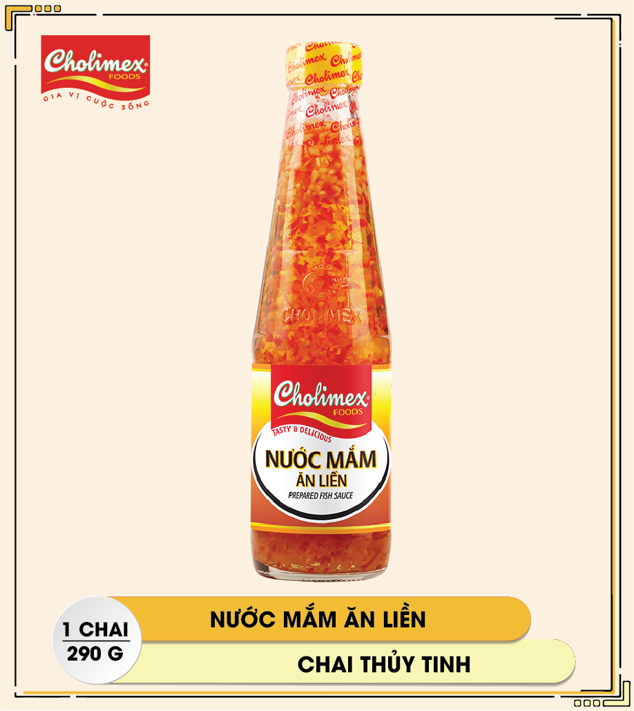 Nước mắm ăn liền chai thuỷ tinh 290g