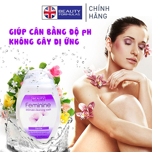 Dung Dịch Vệ Sinh Phụ Nữ Beauty Formulas 250ml - Nhập Khẩu UK (Anh Quốc)