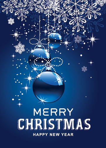 Thiệp noel giáng sinh và năm mới - kèm bao thư trắng
