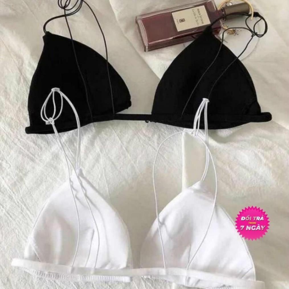 Áo bra cotton dây mảnh, bra nữ đẹp