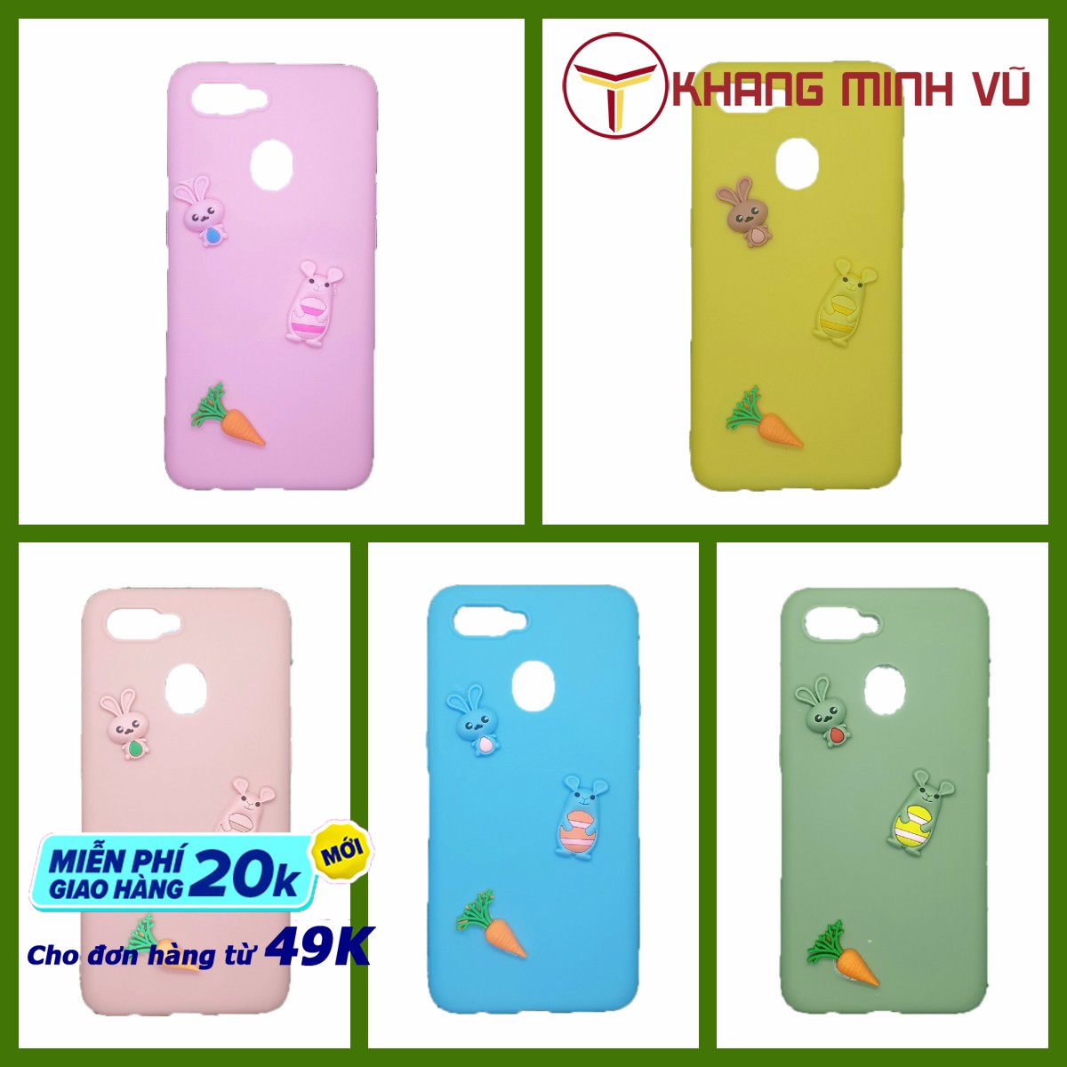 Ốp lưng oppo a5s dẻo sticker nổi