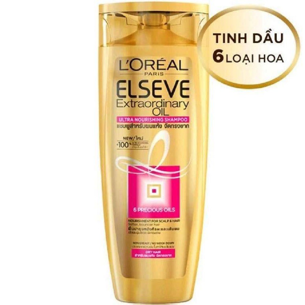 2 Chai Dầu Gội L'Oreal Paris Chiết Xuất Tinh Dầu Hoa 100ml