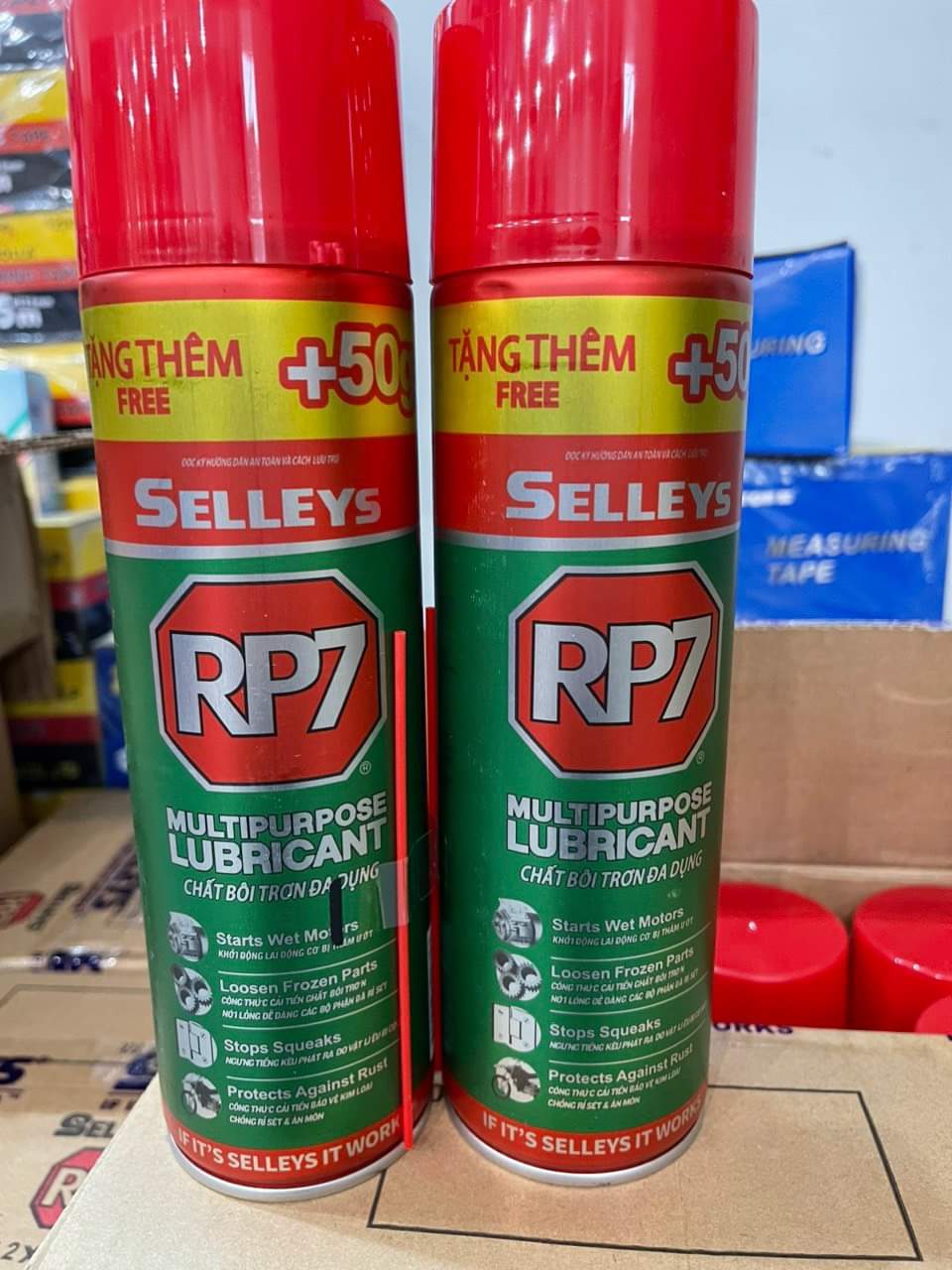 Xịt rỉ rp7 chai xịt chống rỉ sét 350g bình xịt phá rỉ sét selleys rp7 và bôi trơn đa năng cao cấp