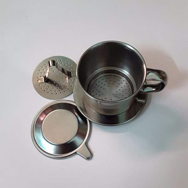 Phin pha cà phê Inox cỡ 08 ,phin inox pha cafe tiện lợi matsu store