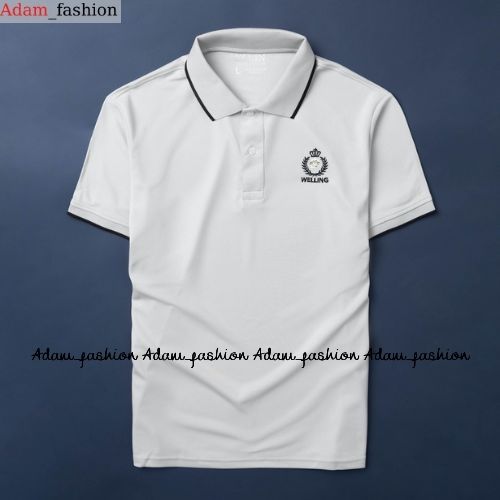 Áo thun nam ,áo polo nam có logo bông lúa chất thun cá sấu dày dặn , mềm mịn Adam _fashion
