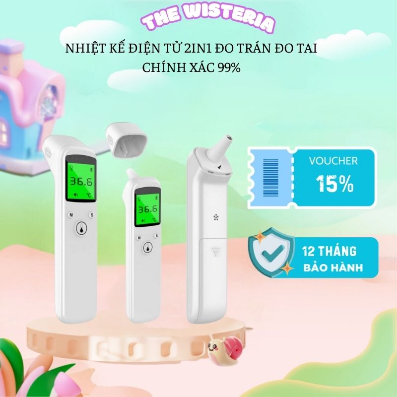 Nhiệt kế điện tử hồng ngoại đa năng đo trán đo tai độ chính xác cao - máy đo nhiệt độ, thân nhiệt cho bé công nghệ hiện đại cao cấp cho ra kết quả nhanh - máy đo nhiệt độ cơ thể - bondi store
