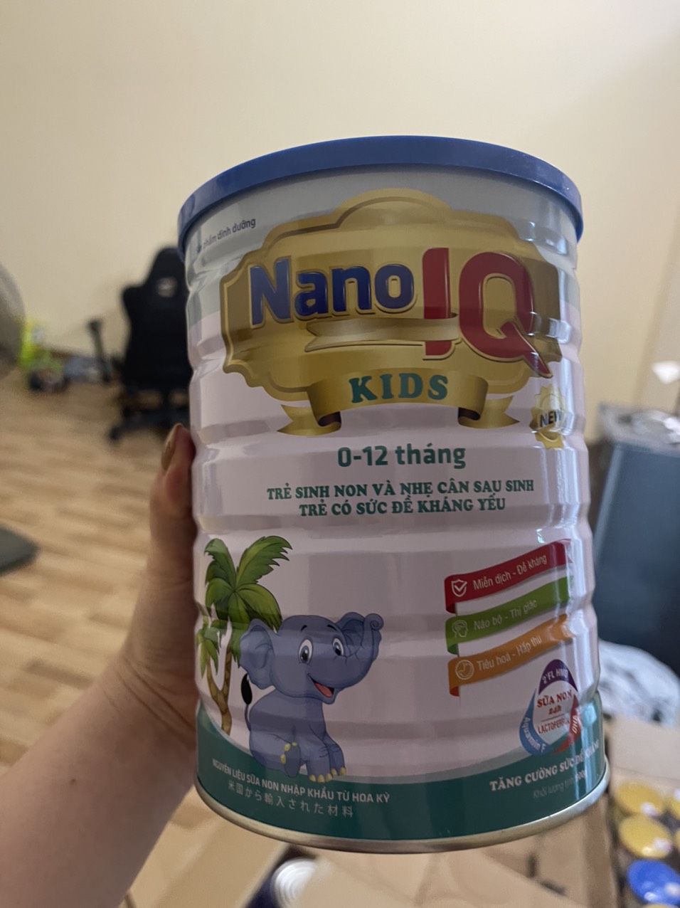 [Chính hãng] SỮA DINH DƯỠNG SỮA NANO IQ KIDS ( 0-12 THÁNG TUỔI) Tăng cường sức đề kháng, Giúp phát triển trí não 400g