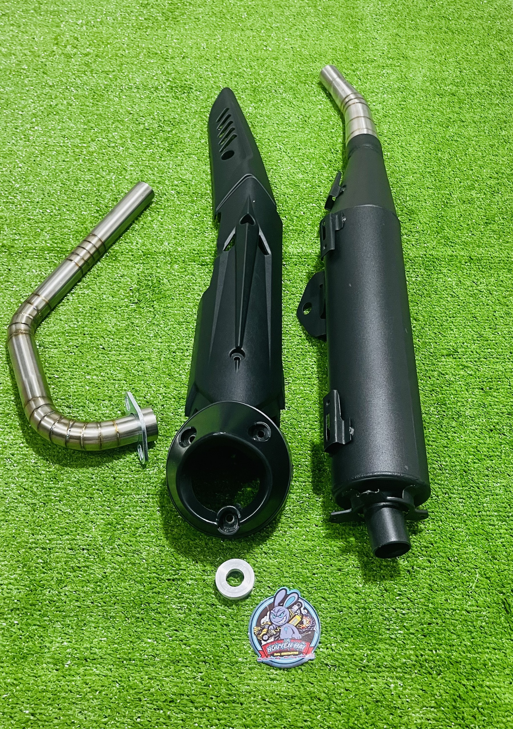 Pô cổ tăng chế ốp lc v6 móc ấm mẫu khoét áo dành cho exciter 150 155 tặng kèm tiêu tiện cnc