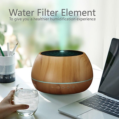 Máy xông tinh dầu phun sương nano 1000ml tích hợp loa bluetooth khuếch tán tinh dầu đuổi muỗi tạo ẩm phòng điều hòa