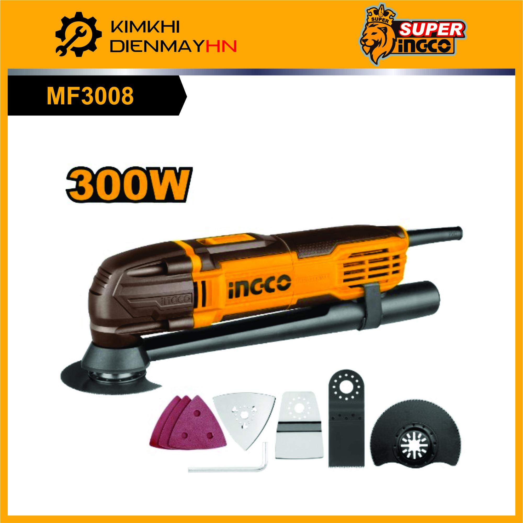Máy cắt rung đa năng 300w ingco mf3008