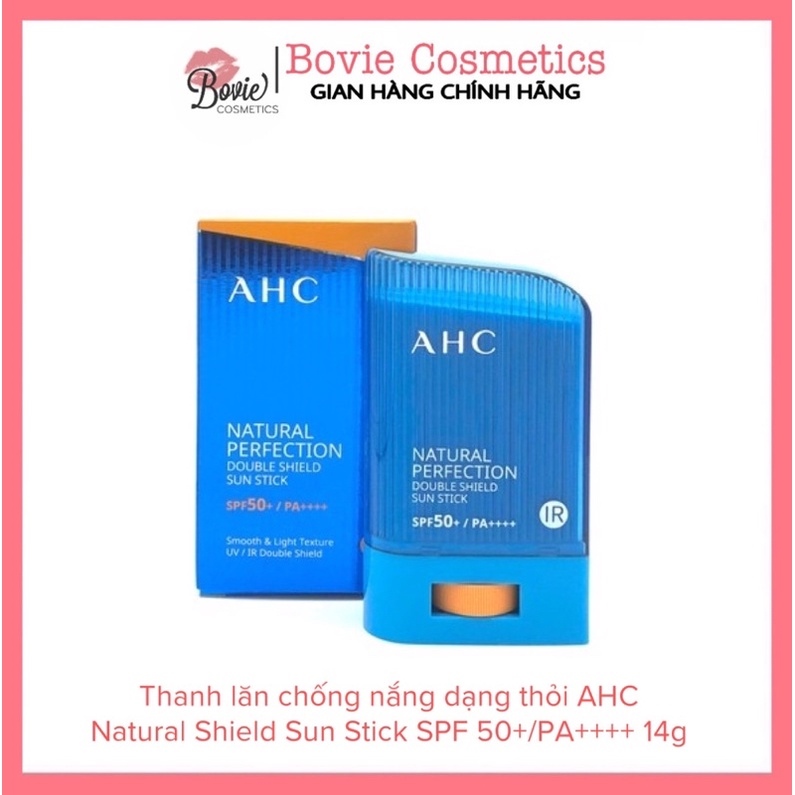 ☑∏❣ thanh lăn chống nắng dạng thỏi ahc natural shield sun stick spf 50 /pa 14g