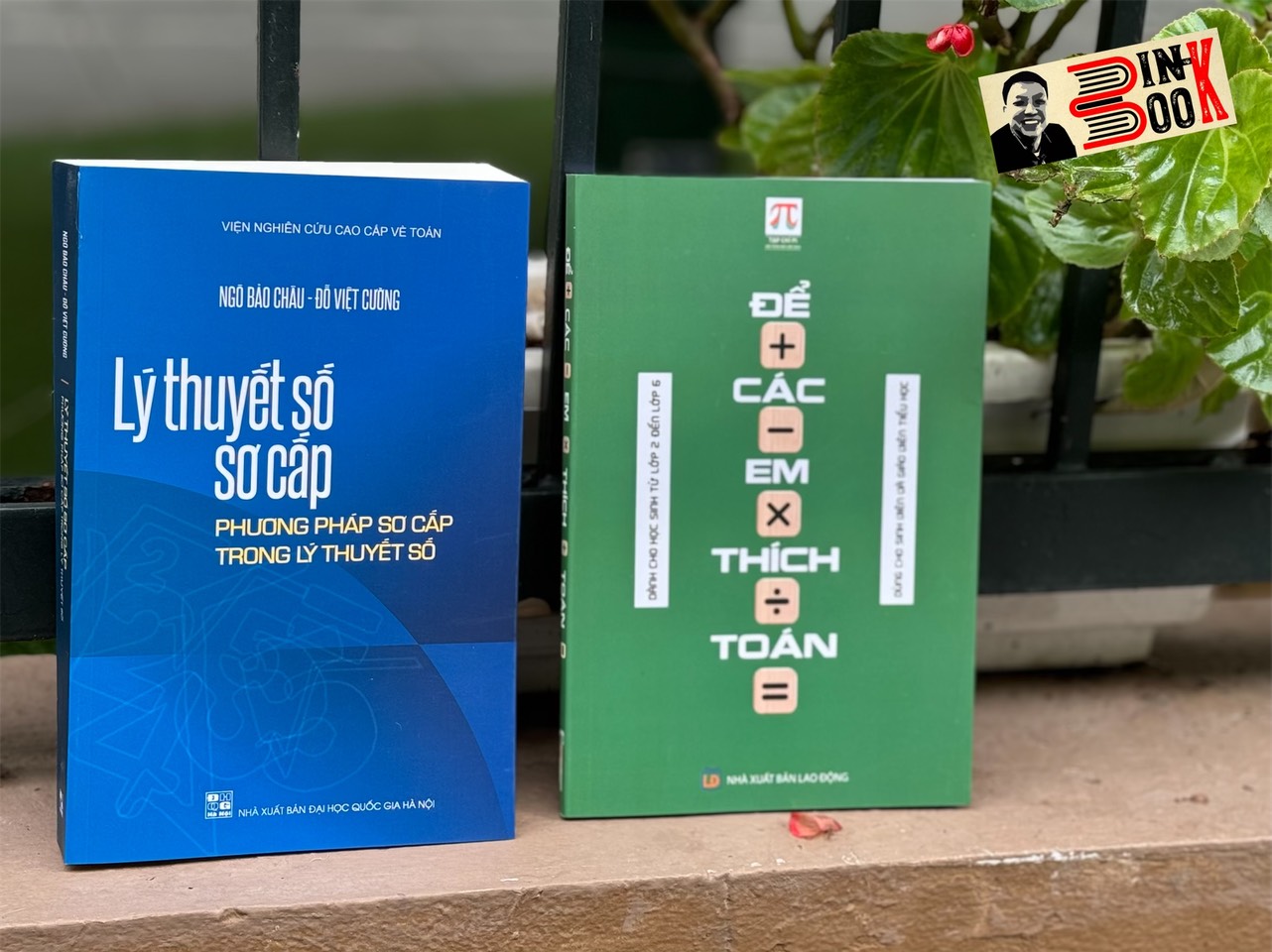 COMBO 2 CUỐN GS NGÔ BẢO CHÂU: Lý Thuyết Số Sơ Cấp, Để Các Em Thích Toán - Hanoi Books, NXB ĐHQG