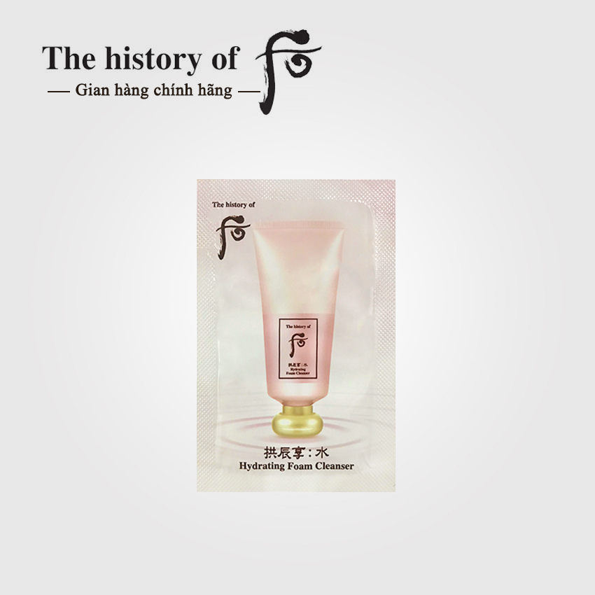 Sữa rửa mặt Whoo hồng Gongjinhyang Soo Hydrating Foam Cleanser
