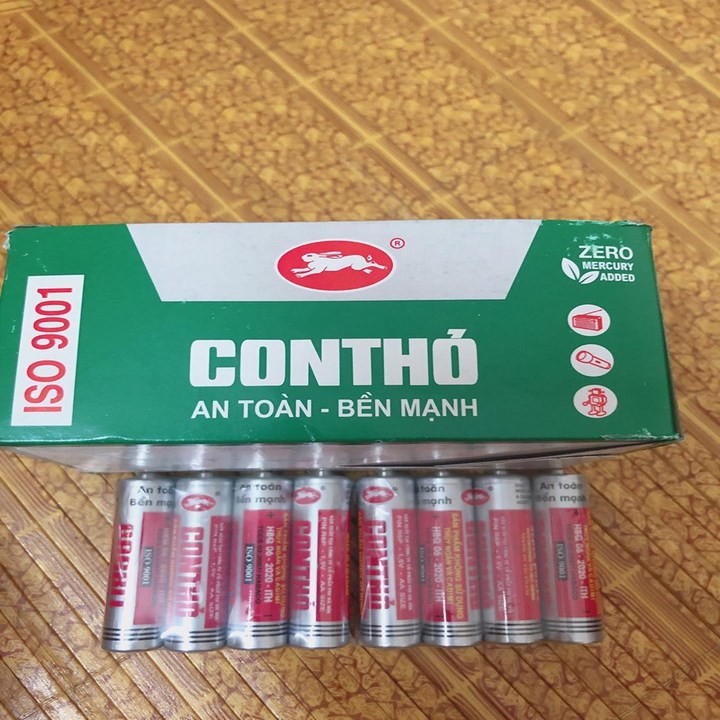 Pin tiểu con thỏ aa hộp 40 viên