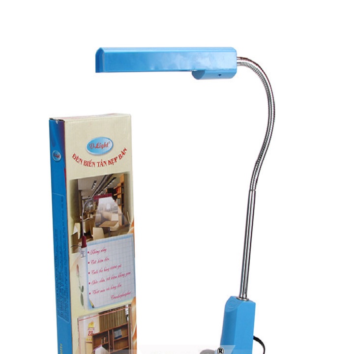 Đèn biến tần kẹp bàn v-light chống cận thị 13w
