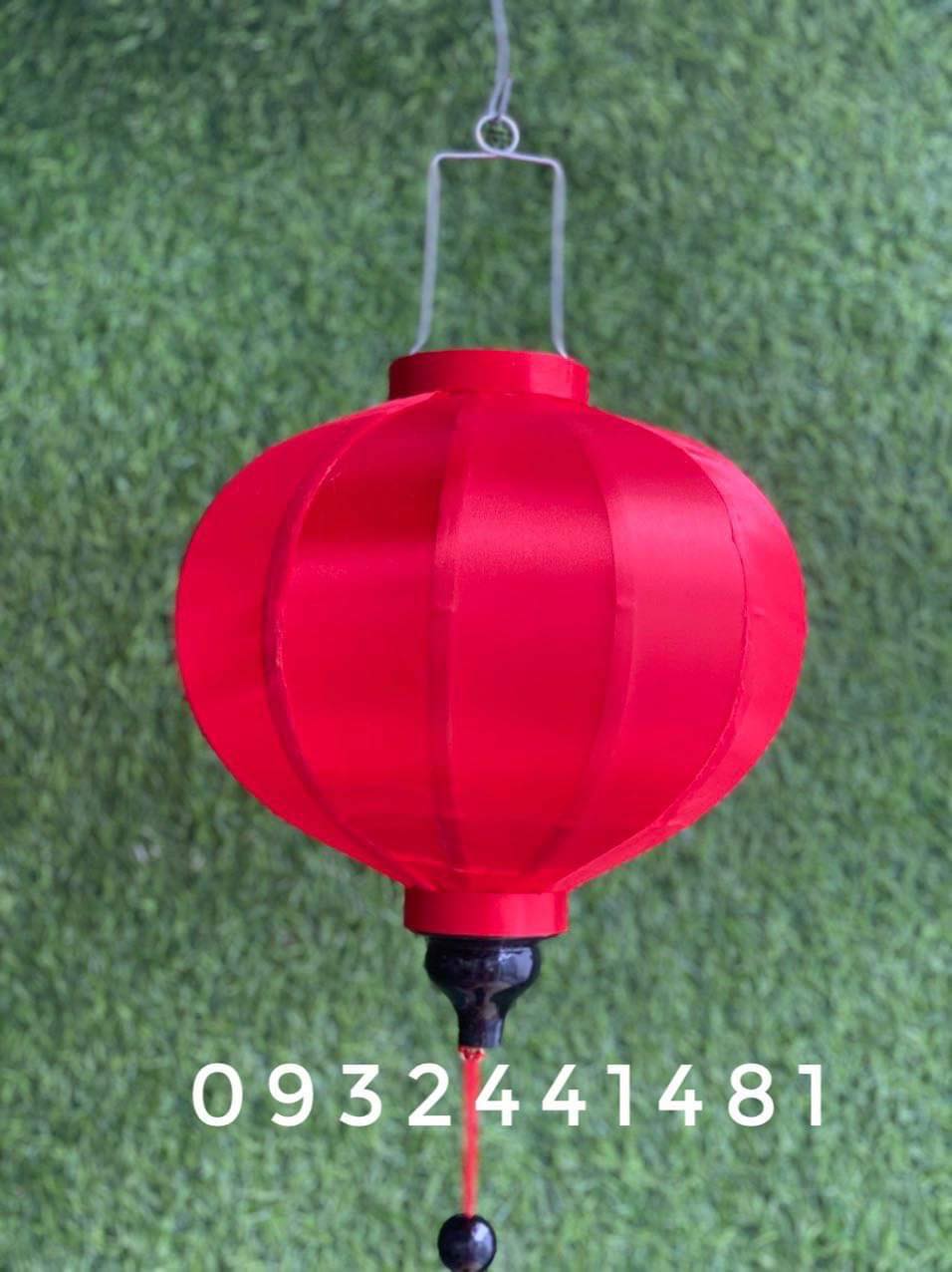 Đèn lồng Hội An phi bóng ngoài trời 30cm