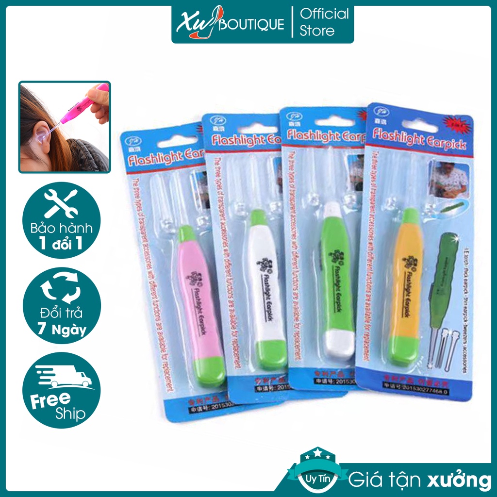 Que Lấy Ráy Tai Có Đèn Led Giá Rẻ Sử Dụng An Toàn Cho Bé