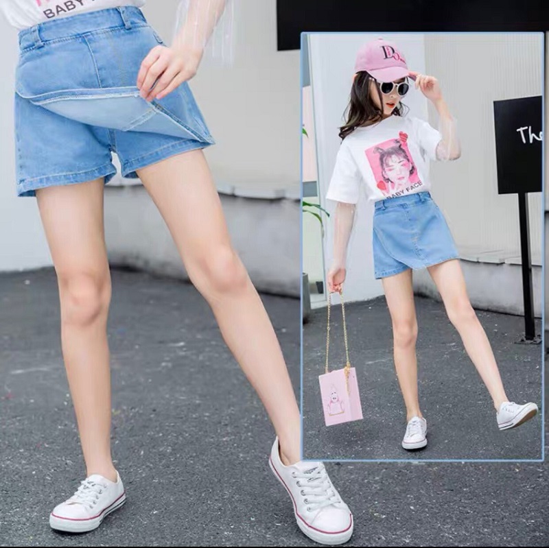 Quần bò giả váy cho bé gái xhn530