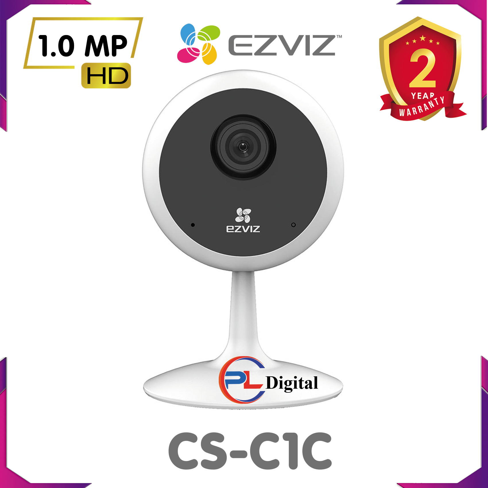 Camera ip wifi ezviz cube c1c full hd 720p - hàng chính hãng
