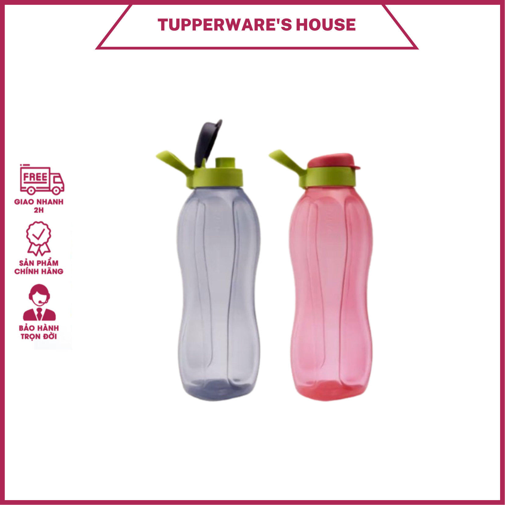 Bình nước Tupperware Eco bottle 1.5L