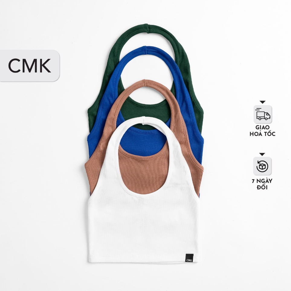Áo croptop cổ yếm chicmonki cat02