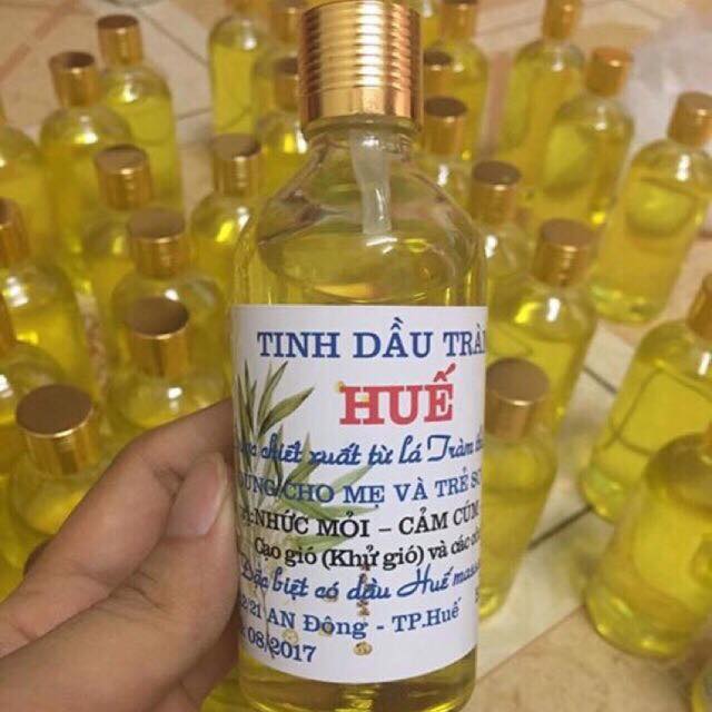 Combo 10 lọ tinh dầu tràm huế lọ tròn nguyên chất