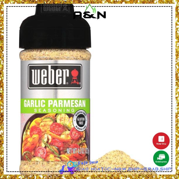 Weber Garlic Parmesan gia vị ăn kiêng 0 calo - 122gram