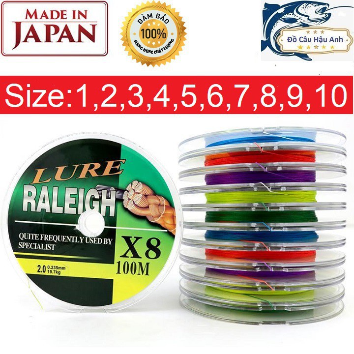 Dù câu cá PE Lure X8 - 7 màu mềm mịn cao cấp (Siêu Rẻ) ( xả hàng )