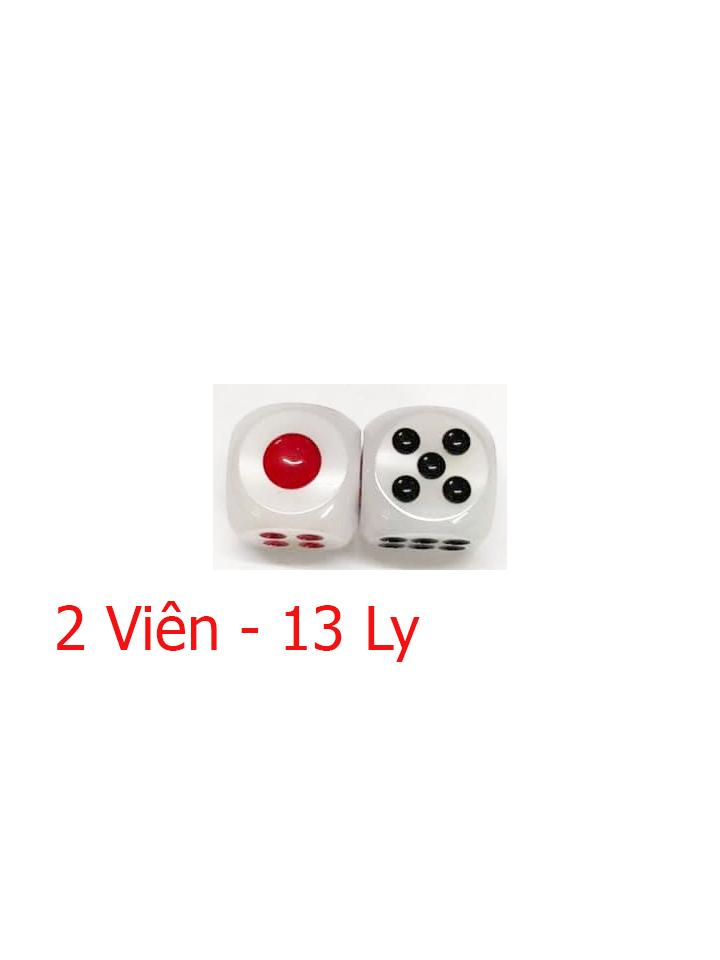Combo 2 viên xí ngầu 13 ly - xí ngầu xương cao cấp - xí ngầu nghệ hoa.